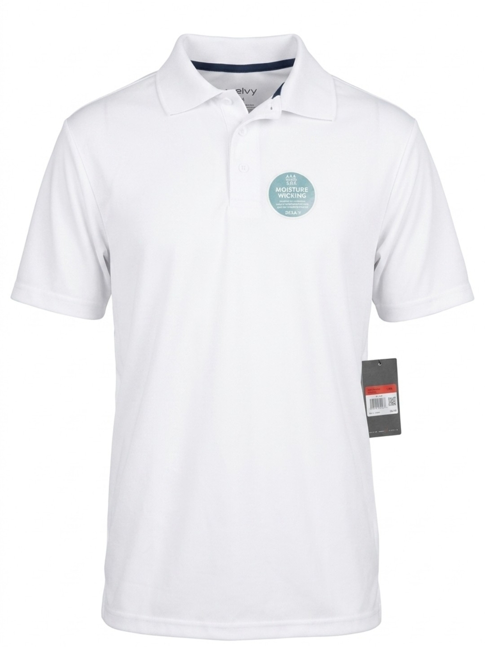 Galaxy By Harvic White Men's Polo Shirt